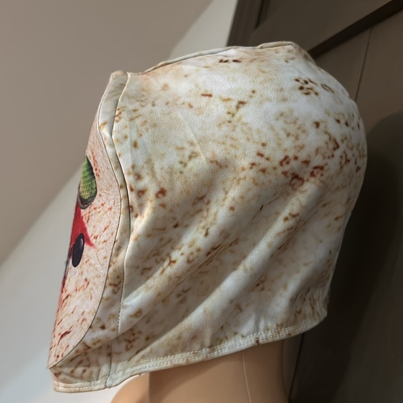 Insect skin suit with slip over mask, you can see through the eyes. Zipper back. - Picture 3 of 6